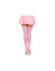 Medias Opaque Thigh Highs - One Size - Neon Pink - Cake Sex Shop 2