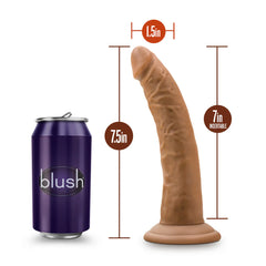 Dildo Dr Skin 7.5" - Mocha - Cake Sex Shop 2 3 4