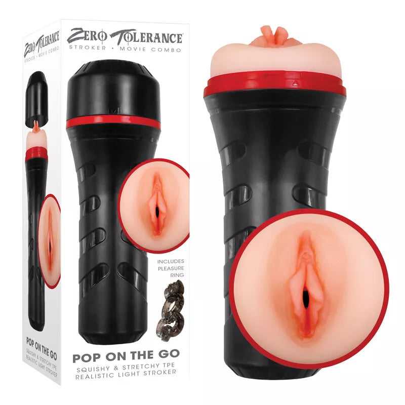 Masturbador Pop on the Go - Light Zero Tolerance Masturbadores Juguete Sexuales Sex Shop Tienda para Adultos