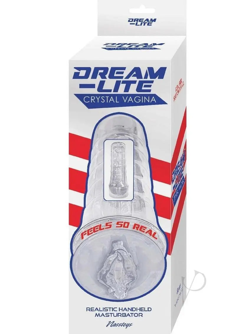 Masturbador Dream Lite Crystal Vagina - Clear - Cake Sex Shop