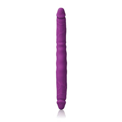Dildo Colours Double Pleasure - 30 cm - Purple - Cake Sex Shop