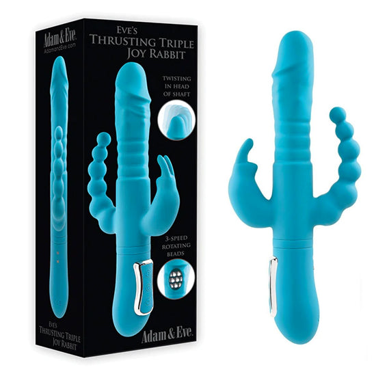 Vibrador Eve's Thrusting Triple Joy Rabbit - Cake Sex Shop