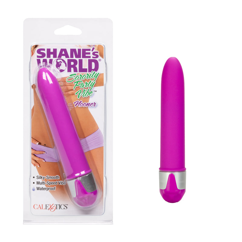 Vibrador sexual Shane's World Soroity Party Vibe Nooner - Purple Cake Sex Shop Juguetes Sexuales para Adultos