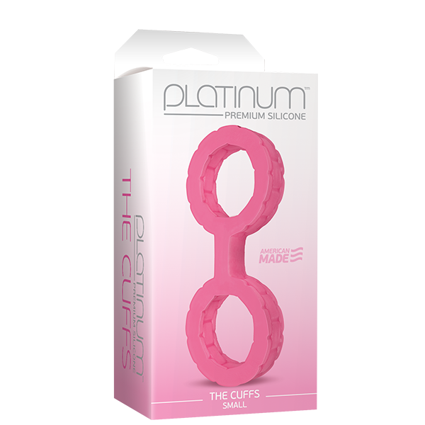 Esposas The Cuffs Small Pink - Platinum Premium Silicone - Cake Sex Shop