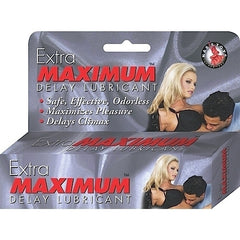 Retardante Extra Maxium Delay Lube 1.5 Oz Nasstoys Accesorios Juguete Sexuales Sex Shop Tienda para Adultos