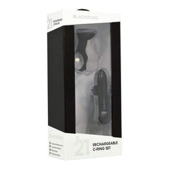 Anillo Black Door No. 21 Rechargeable C-Ring Set - Cake Sex Shop 2