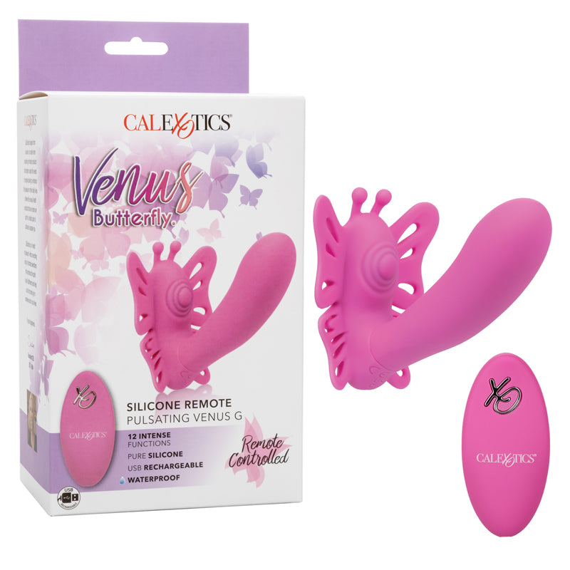 Vibrador Venus Butterfly Silicone Remote Pulsating Venus G - Cake Sex Shop