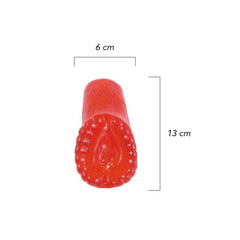 Masturbador Pocket Pleasure - Red - Cake Sex Shop 2