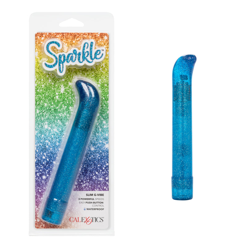 Vibrador Sparkle Slim G-Vibe - Blue