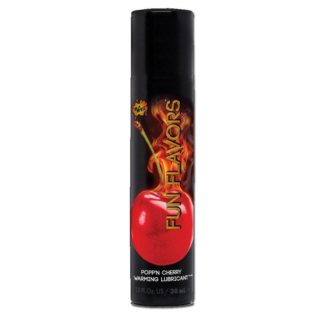 Lubricante Wet Fun Flavors Poppin Cherry 1 Oz Wet Aceites y Lubricantes Juguetes Sexuales Sex Shop Tienda para Adultos