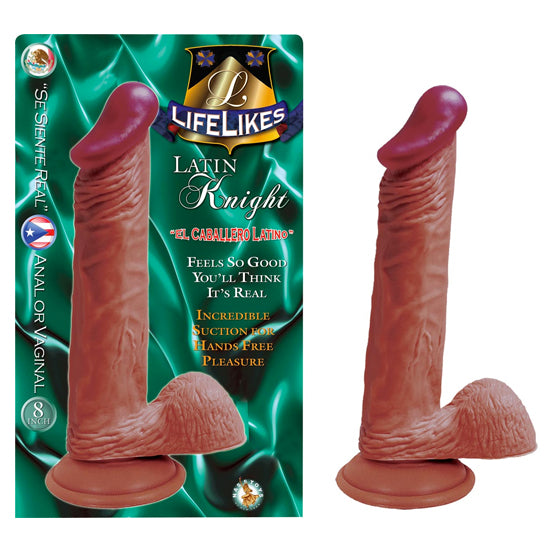 Dildo Lifelike-Latin Knight 8" - Cake Sex Shop