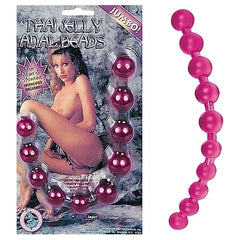 Perlas Thai Jelly Anal Beads Pink - Cake Sex Shop