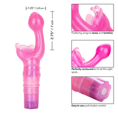 Vibrador Butterfly Kiss - Pink - Cake Sex Shop 2