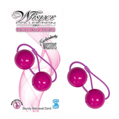 Kegel Wisper Collection Nen-Wa Balls - Purple - Cake Sex Shop