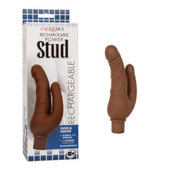 Vibrador Rechargeable Power Stud Over & Under - Brown - Cake Sex Shop