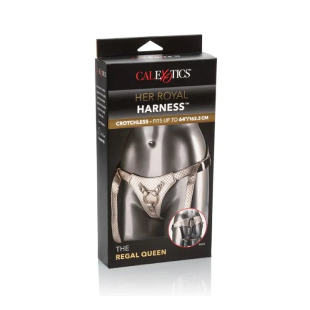 Arnés Her Royal Harness The Regal Queen Crotchless Calexotics Accesorios Juguete Sexuales Sex Shop Tienda para Adultos