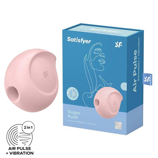 Succionador Satisfyer Sugar Rush-Rose - Cake Sex Shop