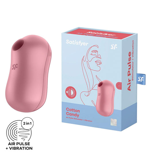 Succionador Satisfyer Cotton Candy-Light Red Satisfyer Succionadores Juguete Sexuales Sex Shop Tienda para Adultos 550