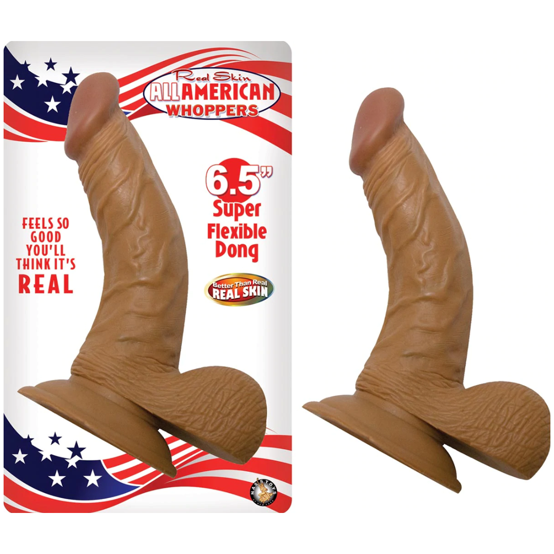 Dildo Latin American Whoppers 6.5'' Dong With Balls - Cake Sex Shop