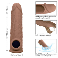 Extensión para Pene  Performance Maxx LefeLike Extention 7"- Brown Cake Sex Shop Juguetes Sexuales para Adultos