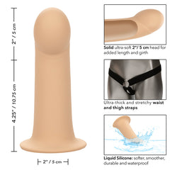 Dildo Performance Maxx Extension w/harness - Ivory Calexotics Dildos Juguete Sexuales Sex Shop Tienda para Adultos