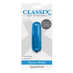 Vibrador Classix Pocket Bullet Blue