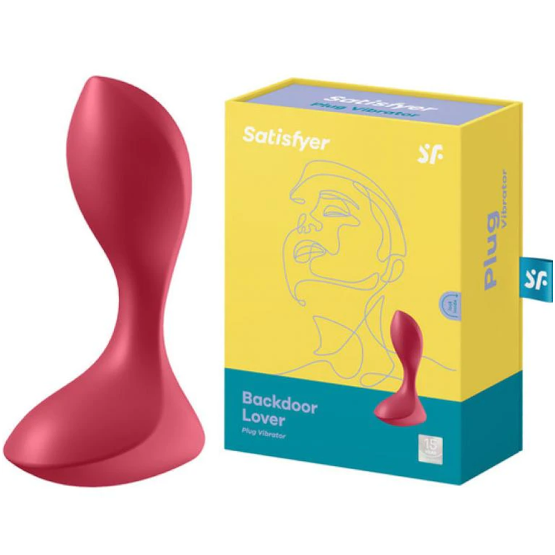 Plug Satisfyer Backdoor Lover Red Satisfyer Juguetes Anales Juguete Sexuales Sex Shop Tienda para Adultos