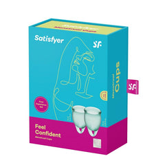 Satisfyer Feel Confident Menstrual Cup- Dark Green - Cake Sex Shop