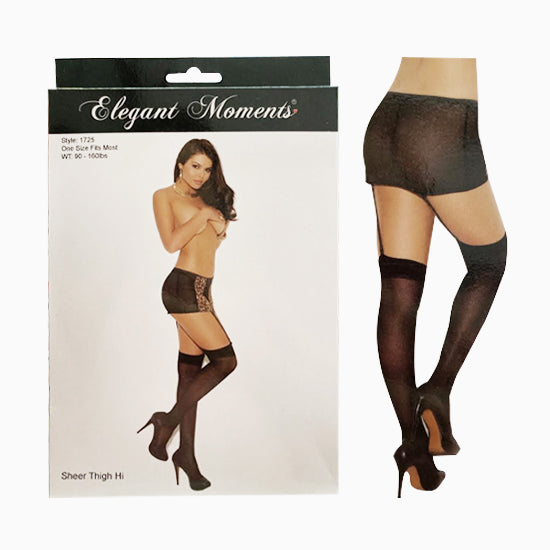 Medias Sheer Thigh High - Cake Sex Shop