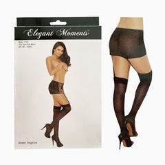 Medias Sheer Thigh High - Cake Sex Shop