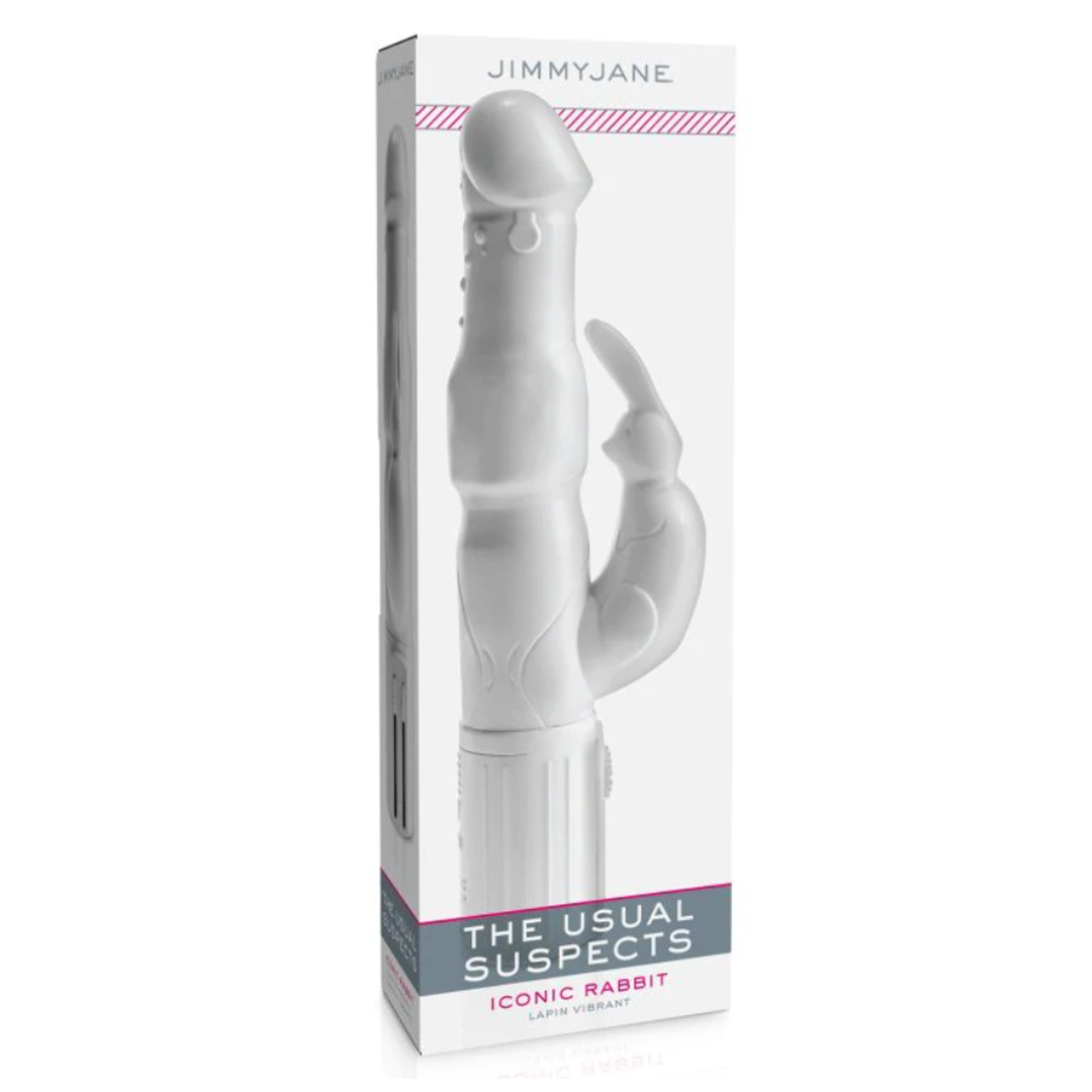 Vibrador Jimmyjane The Usual SuspectsIconic Rabbit White - Cake Sex Shop