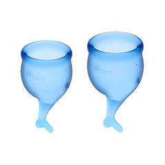 Satisfyer Feel Secure Menstrual Cup-Dark Blue - Cake Sex Shop 2