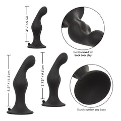 Set Plug Anal Silicone Anal Ripple Kit Calexotics Juguetes Anales Juguete Sexuales Sex Shop Tienda para Adultos