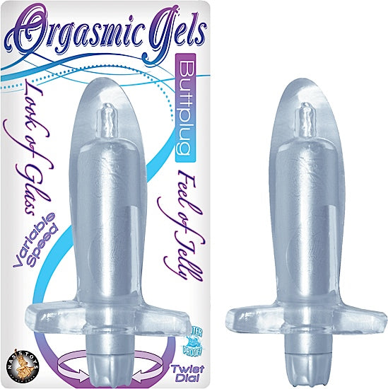 Plug Anal Orgasmic Gels Buttplug Silver - Cake Sex Shop