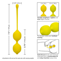 Kegel Training Set Lemon - Cake Sex Shop 2