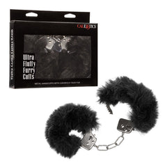 Esposas Ultra Fluffy Furry Cuffs- Black - Cake Sex Shop