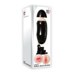 Masturbador Adam’s Turbo Dual Stroker - Cake Sex Shop