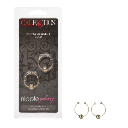 Pezonera Nipple Play Nipple Jewelry - Gold - Cake Sex Shop 550