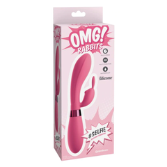 Vibrador Omg! Rabbits Selfie Silicone Vibrator Pink - Cake Sex Shop 2