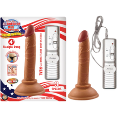 Dildo Latin American Mini Whoppers Vibrating 4'' Straight Dong - Cake Sex Shop