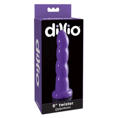 Dildo Dillio 6" Twister Purple
