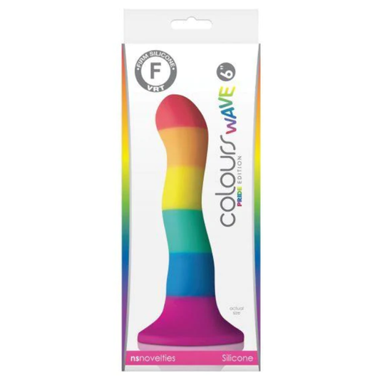 Dildo Colours Pride Edition 6" Wave NS Novelties Dildos Juguetes Sexuales Sex Shop Tienda para Adultos 1080