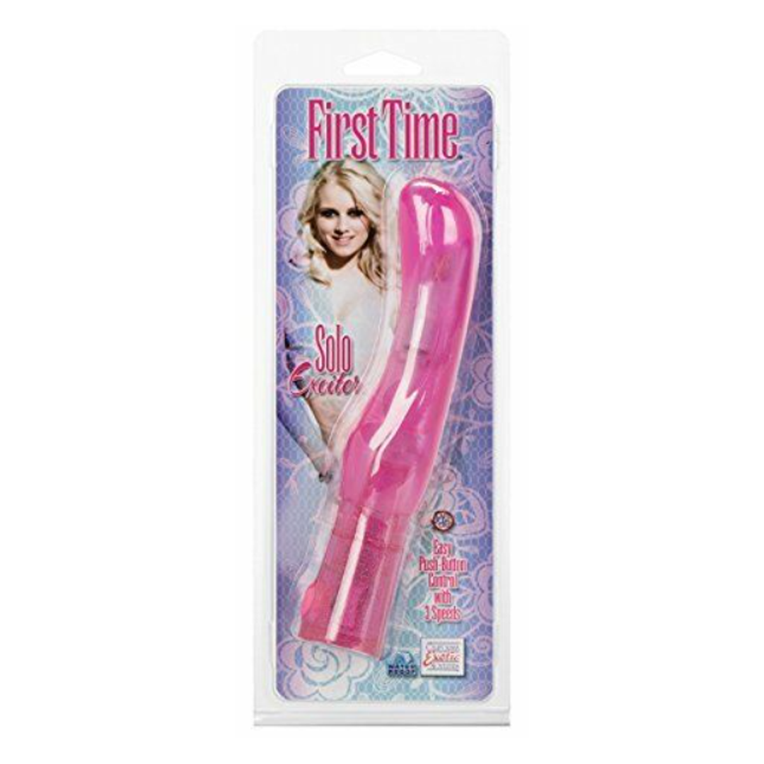 Vibrador First Time Solo Exciter-Pink Calexotics Vibradores Juguete Sexuales Sex Shop Tienda para Adultos