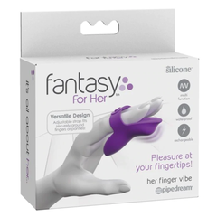 Dedal Fantasy For Her Finger Vibe – Purple - Cake Sex Shop