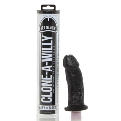 Dildo Vibrador Kit Moldeador de Penes Clone a Willy de Empire Labs - Jet Black Cake Sex Shop México