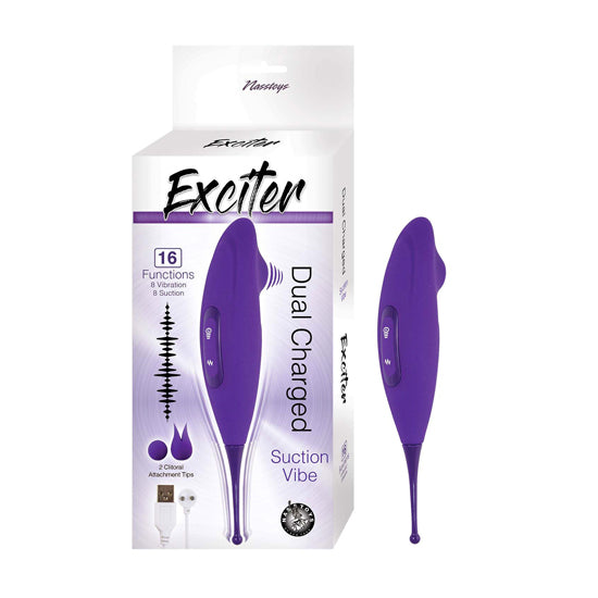 Vibrador Exciter Suction Vibe-Purple - Cake Sex Shop