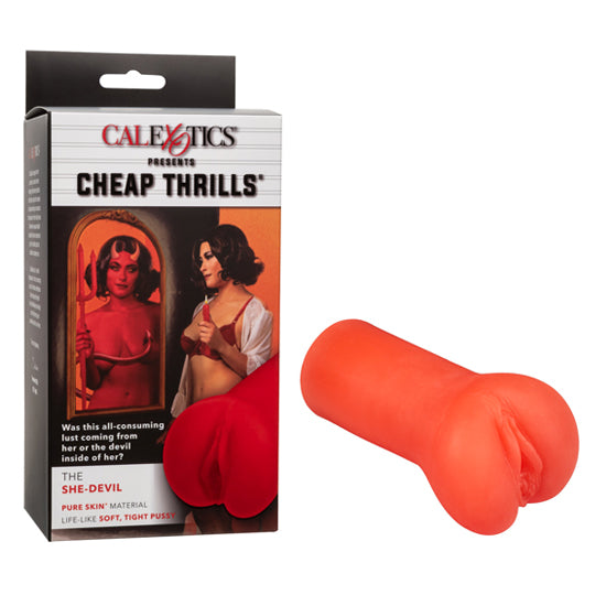 Masturbador Cheap Thrills The She-Devil Calexotics Masturbadores Juguete Sexuales Sex Shop Tienda para Adultos