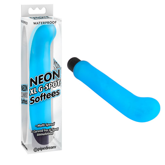 Vibrador sexual Neon XL G-Spot Softeens - Blue Cake Sex Shop Juguetes Sexuales para Adultos