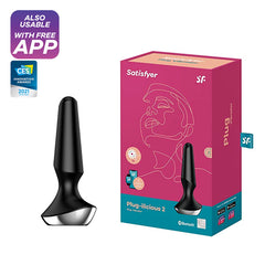 Plug Anal Satisfyer Plug-Ilicious 2-Black Satisfyer Juguetes Anales Juguete Sexuales Sex Shop Tienda para Adultos