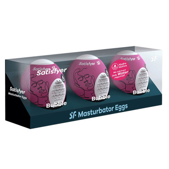 Masturbador Satisfyer Masturbator Egg 3 Set-Bubble Satisfyer Masturbadores Juguete Sexuales Sex Shop Tienda para Adultos